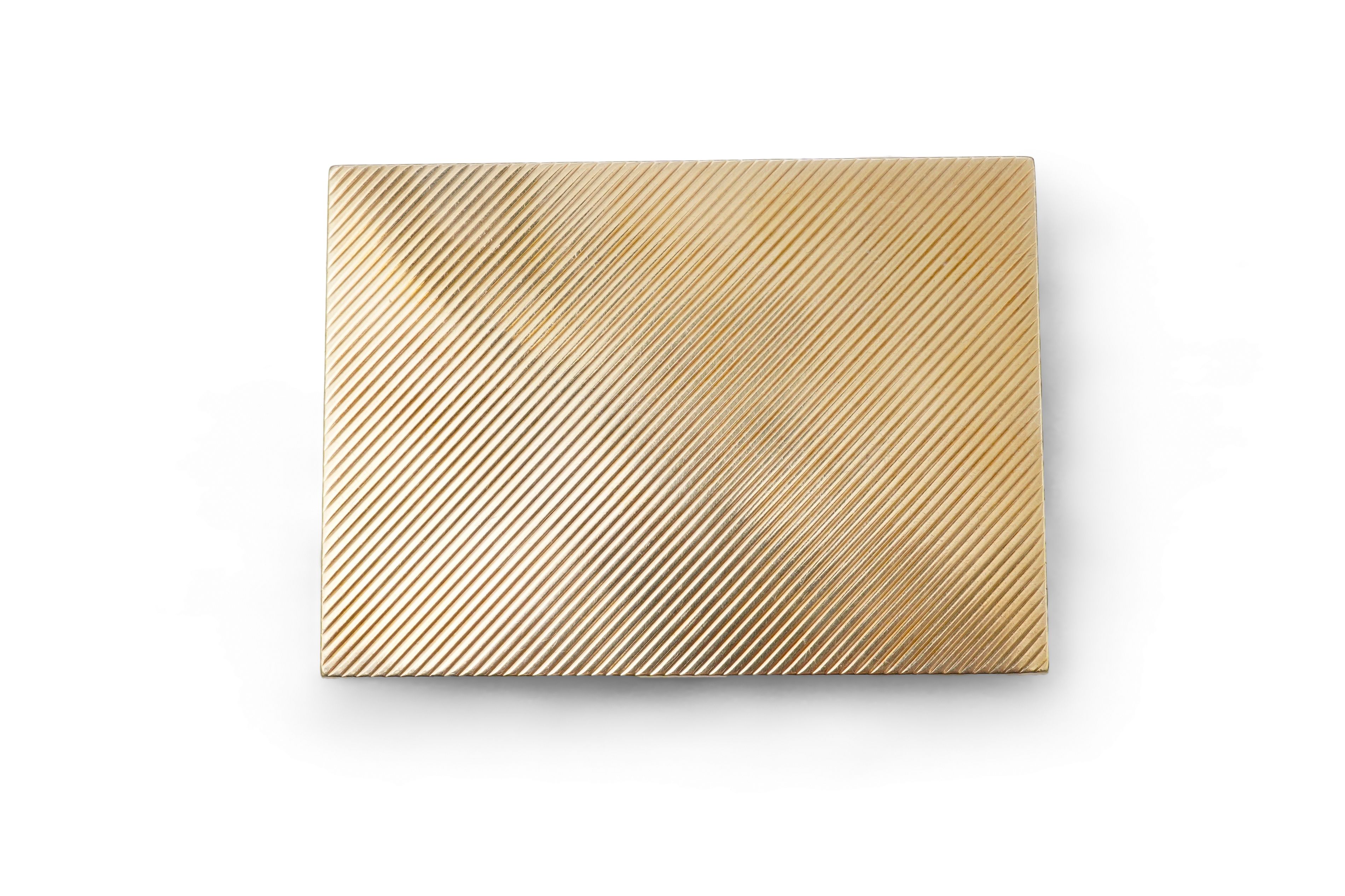 Cartier, a 9ct gold cigarette case, London, circa 1933